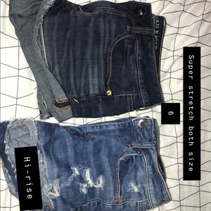 •American eagle shorts size 6